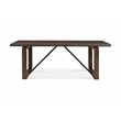 Scott Dining Table in Birch wood with Antique Brown Finish