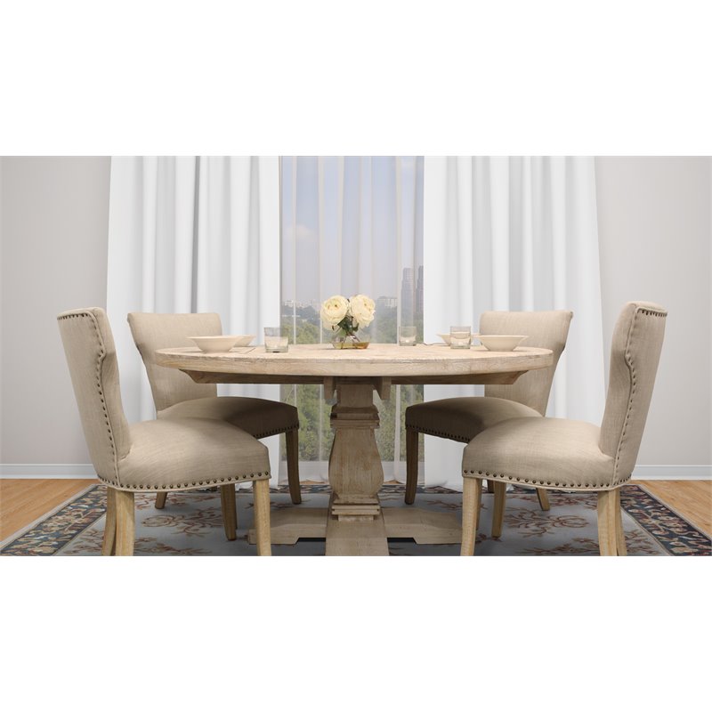 Benedict 7-Piece Dining Set with 58