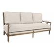 Windsor 2-Piece Living Room Seating Set with Ivory Linen Armchair and Sofa