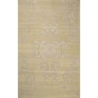 Emblem 02 2X3 Beige Knotted Wool Area Rug Allover
