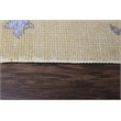 Emblem 02 5X8 Beige Knotted Wool Area Rug Allover