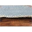 Emblem 02 2X3 Blue Knotted Wool Area Rug Allover