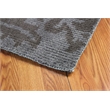 Emblem 03 5X8 Gray Handknotted Wool Area Rug