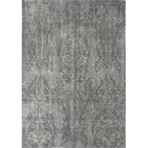 emblem 03 5x8 gray handknotted wool area rug