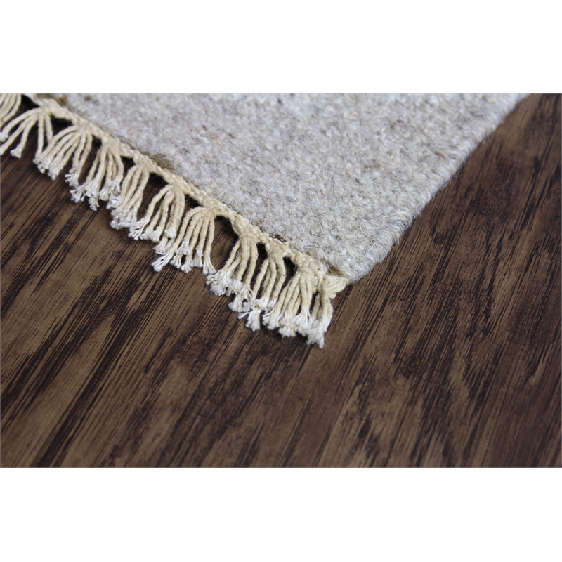 Kilim 23 Natural 8X11 Handwoven Wool Area Rug