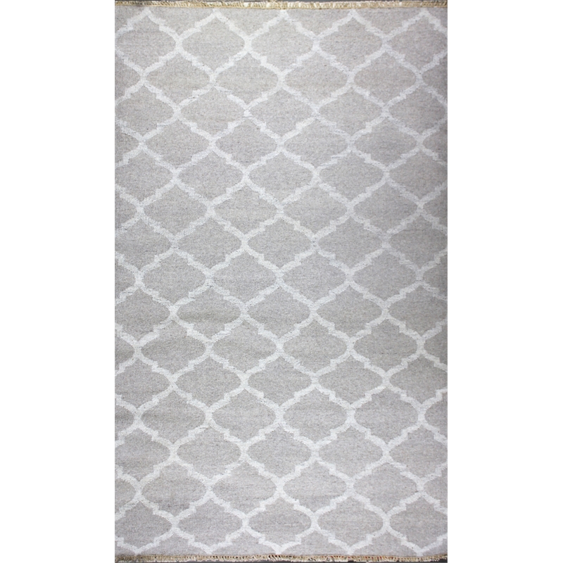 Kilim 23 Natural 8X11 Handwoven Wool Area Rug