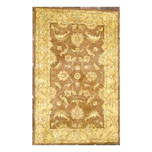 AB02 8x11 Aberdeen Brown Handtufted Wool Area Rug