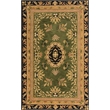 Ablon 01 2X3 Green Handtufted Wool Area Rug