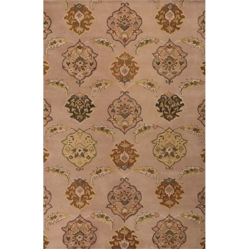 Belize 03 5X8 Beige Handtufted Wool Area Rug