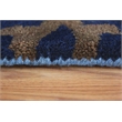 Belize 05 8x11 Blue Handtufted Wool Area Rug