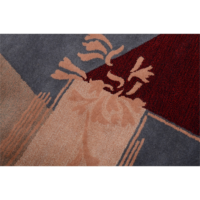 Dahlia 03 8X11 Blue Handtufted Wool Area Rug