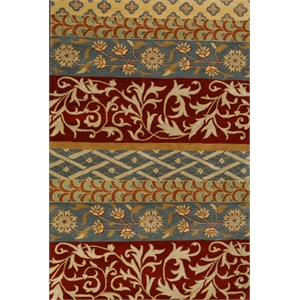 flora 03 2x3 multi-color handtufted wool area rug