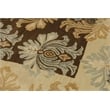 Flora 04 5X8 Mocha Brown Handtufted Wool Area Rug