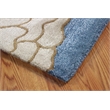 Flora 06 2X3 Blue Handtufted Wool Area Rug