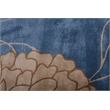 Flora 06 2X3 Blue Handtufted Wool Area Rug