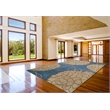 Flora 06 2X3 Blue Handtufted Wool Area Rug