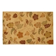 Foliage 02 5X8 Beige Handtufted Wool Area Rug