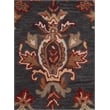 Impressa 01 8X8 Round Charcoal Handtufted Wool Area Rug