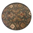Impressa 01 8X8 Round Charcoal Handtufted Wool Area Rug