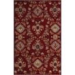 Impressa 01 8X11 Rust Red Handtufted Wool Area Rug