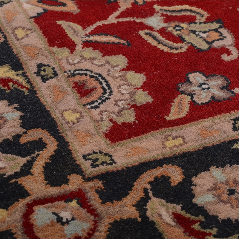 Jasmine 03 4X6 Red Handtufted Wool Area Rug
