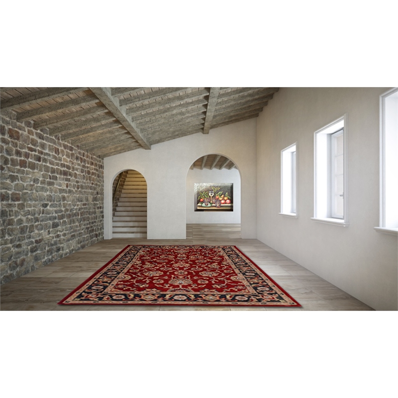 Jasmine 03 4X6 Red Handtufted Wool Area Rug