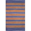Kilim 05 5X8 Blue Handwoven Wool Area Rug