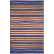 Kilim 05 8X11 Blue Handwoven Wool Area Rug