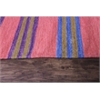 Kilim 05 1.6X1.6 Pink Handwoven Wool Area Rug