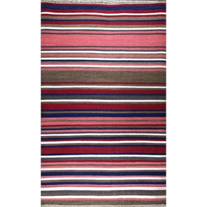 kilim 05 5x8 red handwoven wool area rug