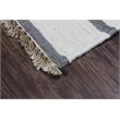 Kilim 05 2.6X9 White Handwoven Wool Area Rug