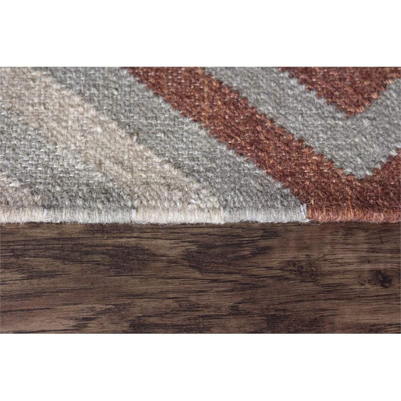 Kilim 22 Gold 5X8 Handwoven Wool Area Rug