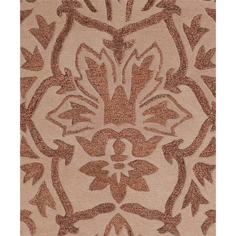 Belize 01 9.6X13 Beige Handtufted Wool Area Rug