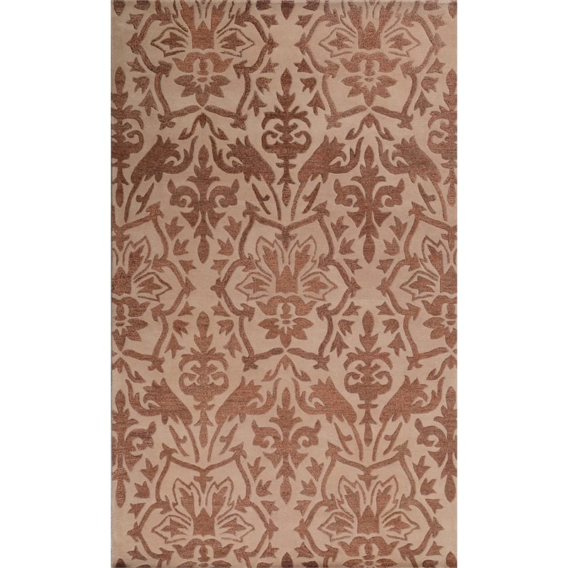 Belize 01 9.6X13 Beige Handtufted Wool Area Rug