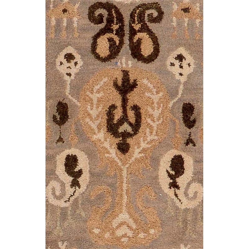 Belize 02 9.6X13 Beige Handtufted Wool Area Rug