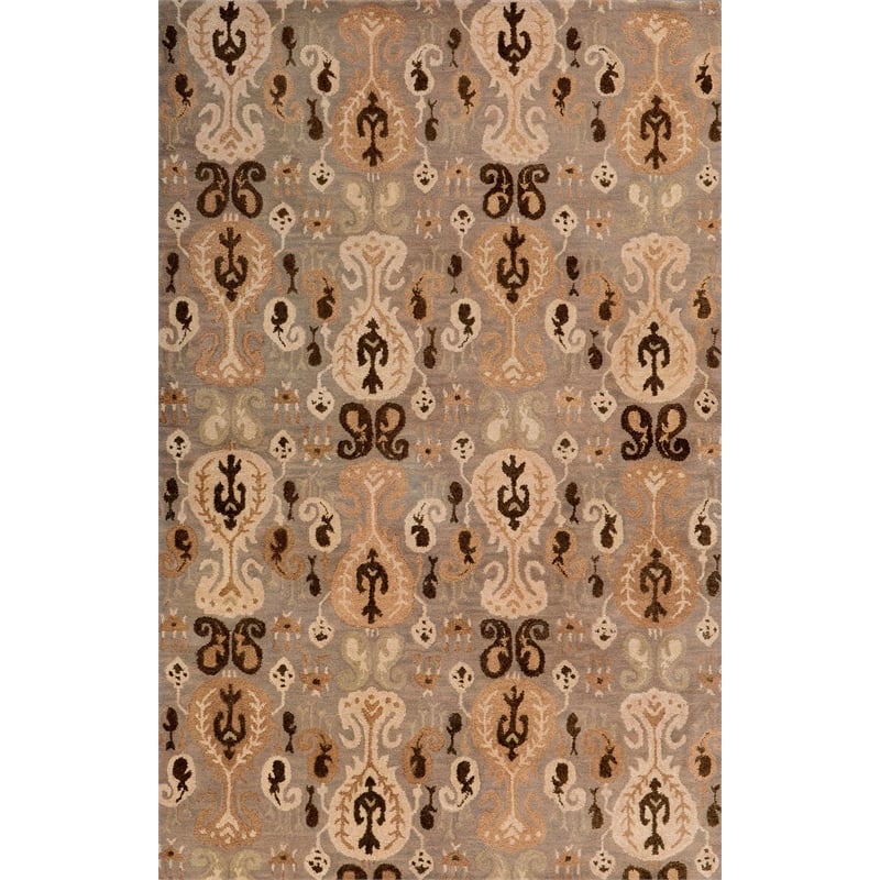 Belize 02 9.6X13 Beige Handtufted Wool Area Rug