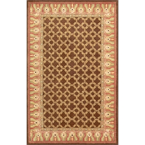 hugoh 01 5x8 brown handtufted wool area rug
