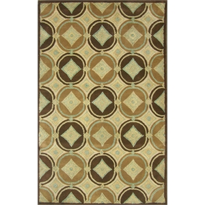 hugoh 02 5x8 green handtufted wool area rug