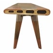 Mar Vista Desk 2-Piece Set with Phil Natural Armchair with Exposed Wooden Frame