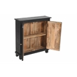 Bayside Jensen 2-Door Solid Wood Sideboard in Charcoal Gray Finish