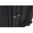 Bayside Jensen 2-Door Solid Wood Sideboard in Charcoal Gray Finish