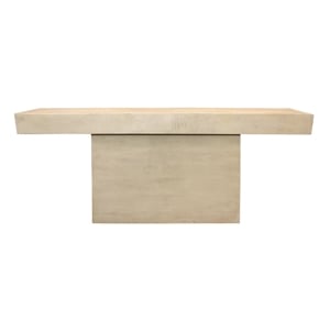 Flagstaff 72&quot Solid Wood Console Table in Stone Natural Finish