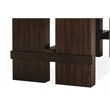 Scottsdale 7-Piece Extendable Dining Set with 6 Solid Wood Antique Brown Chairs