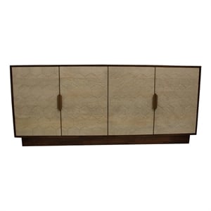 Harlow Multi-Color Solid Wood 72&quot Sideboard in Natural Finish