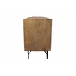 Samara 6-Door Recycled Pine Wood Sideboard in a Natural Finish
