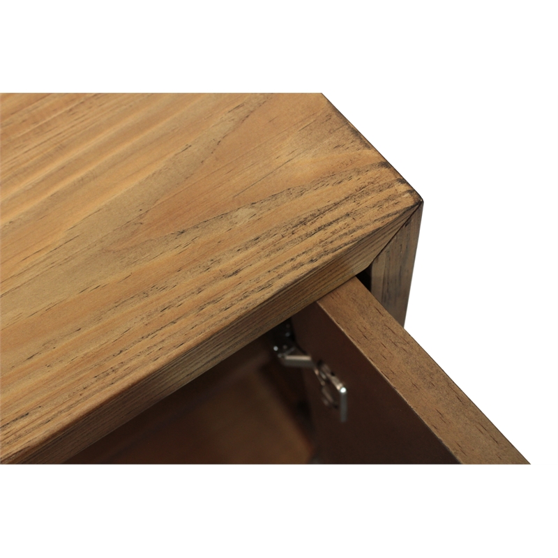 Samara 6-Door Recycled Pine Wood Sideboard in a Natural Finish