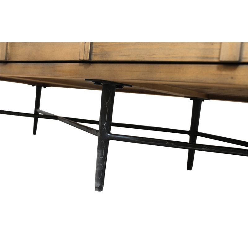 Samara 6 - Drawer Recycled Pine Wood Chest in Natural Finish