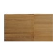 Sarasota Oak Wood Platform Queen Bed with Wings in a Natural Finish