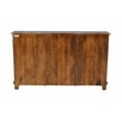 Jenna 4-Door Solid Wood Sideboard with 2 Shelves in a Gray Finish