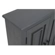 Jenna 4-Door Solid Wood Sideboard with 2 Shelves in a Gray Finish